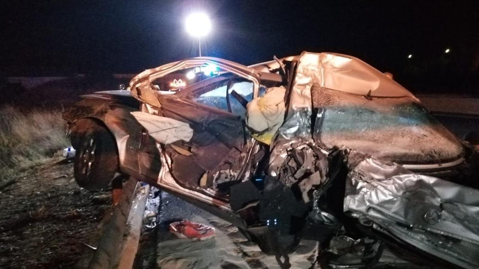 Imatge del vehicle accidentat