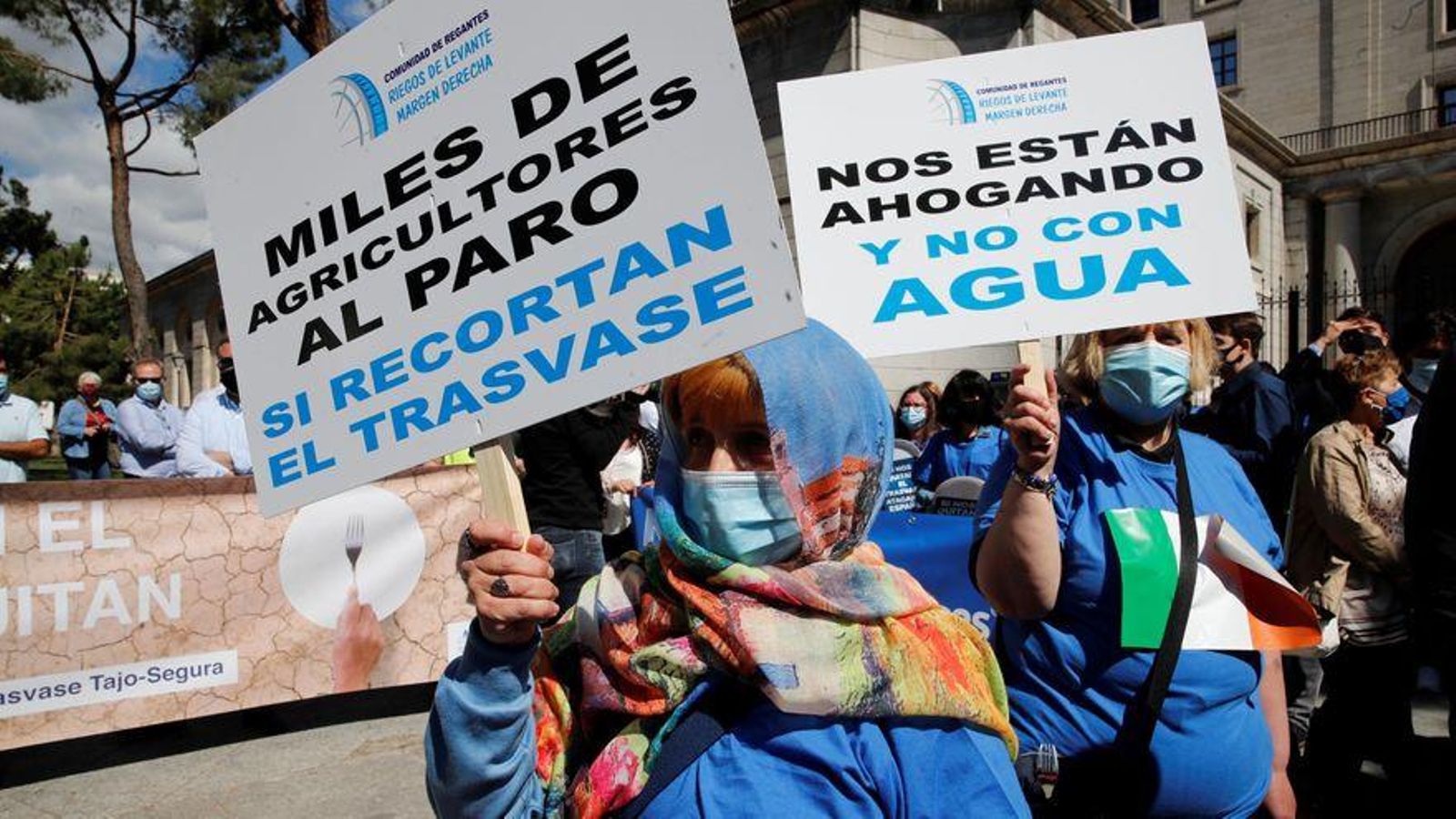 Imatge d'arxiu de l'última manifestació dels regants a Madrid al mes de maig