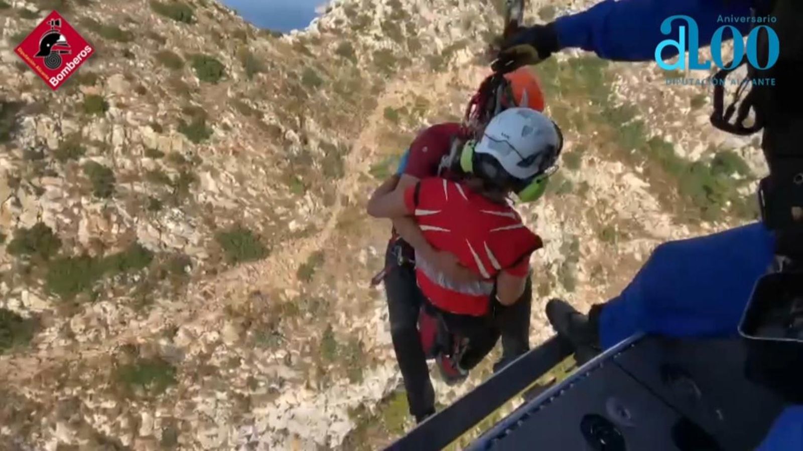 Rescaten una dona ferida després de caure en el penyal de Ifach