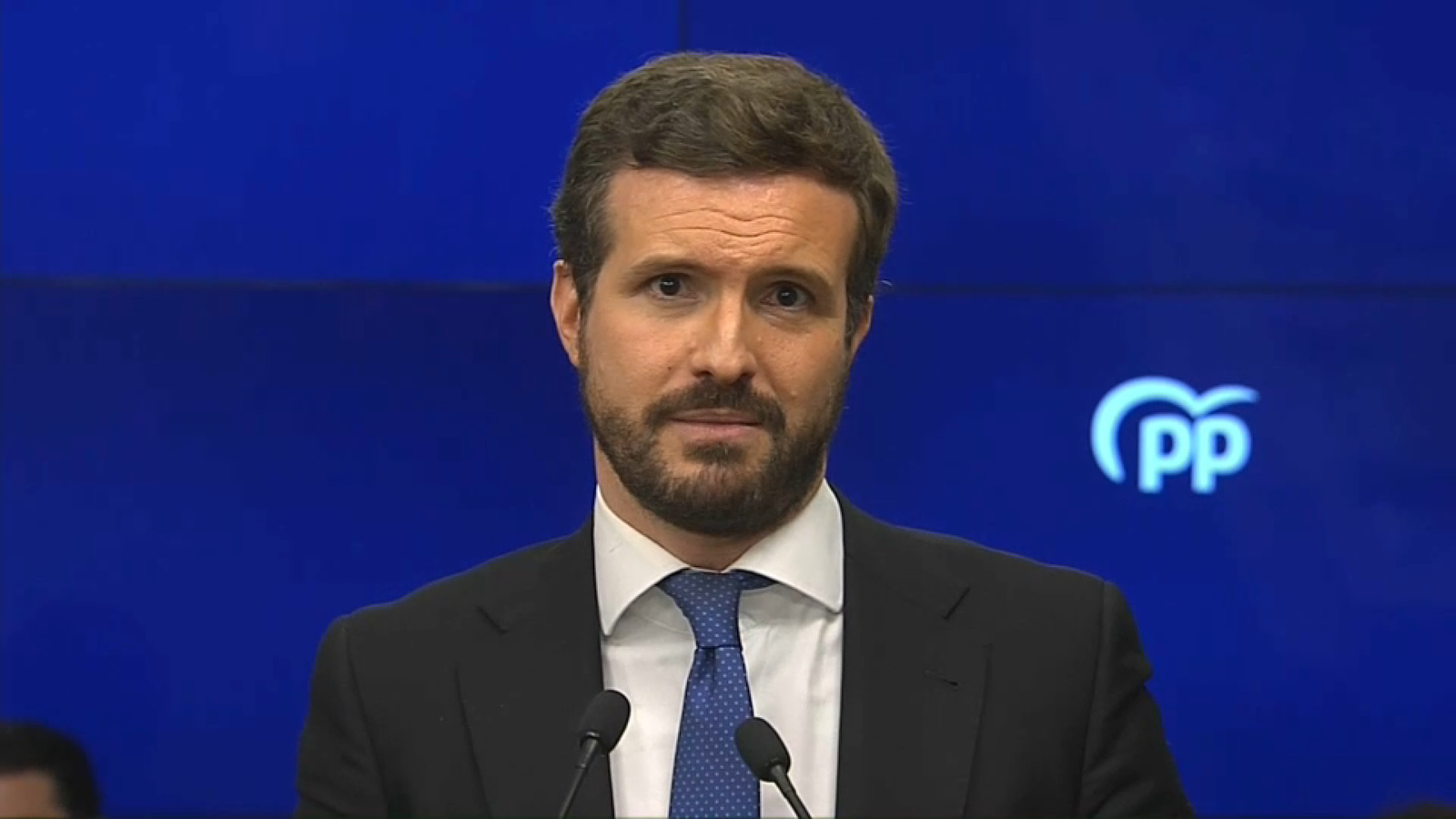 El president del Partit Popular, Pablo Casado, davant del Comité Nacional del Partit