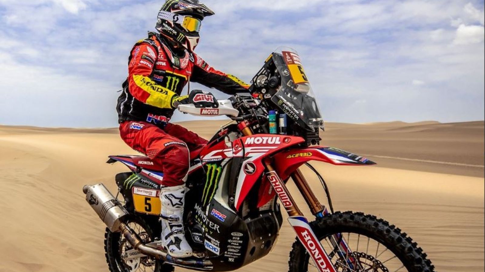 Barreda, líder de la segona etapa.