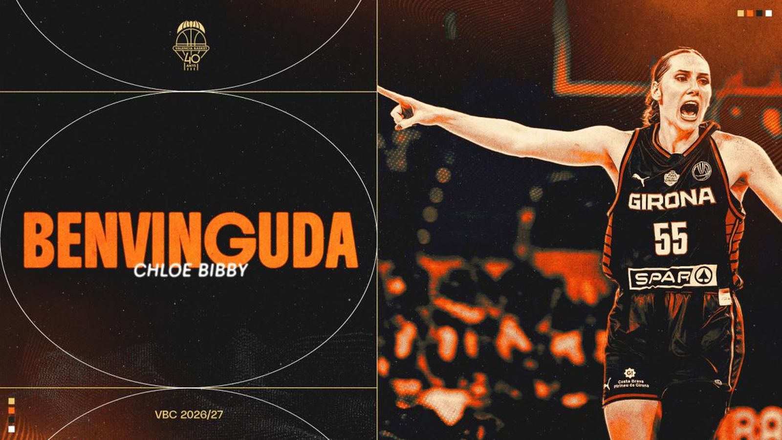 Així ha anunciat l'equip taronja la incorporacio de Chloe Bibby
