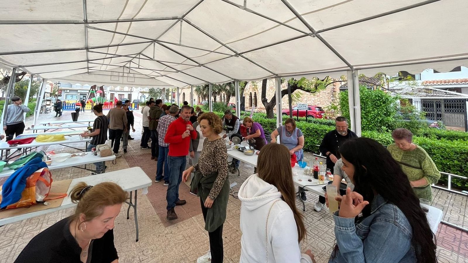 Envelat en què ha tingut lloc el concurs de paelles