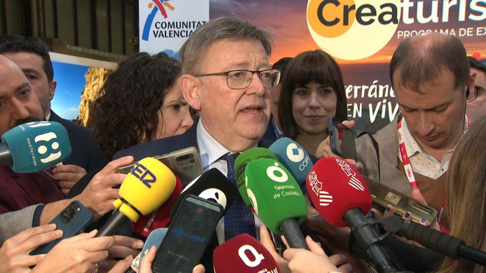 Puig en declaracions als mitjans aquest dijous a Fitur, Madrid