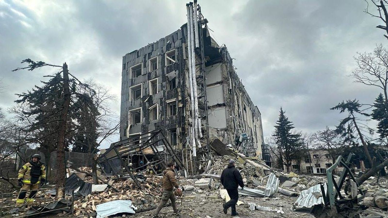 Atac amb míssils russos a una ciutat ucraïnesa este mes de febrer