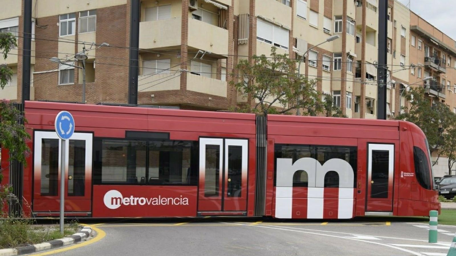 Un vehicle de Metrovalència, en una imatge d'arxiu