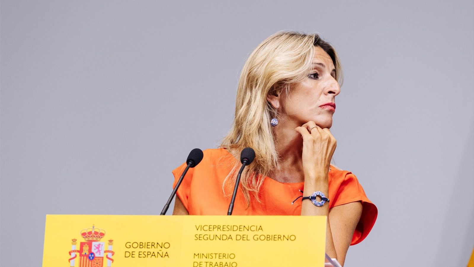 La vicepresidenta segona i ministra de Treball i Economia Social en funcions, Yolanda Díaz