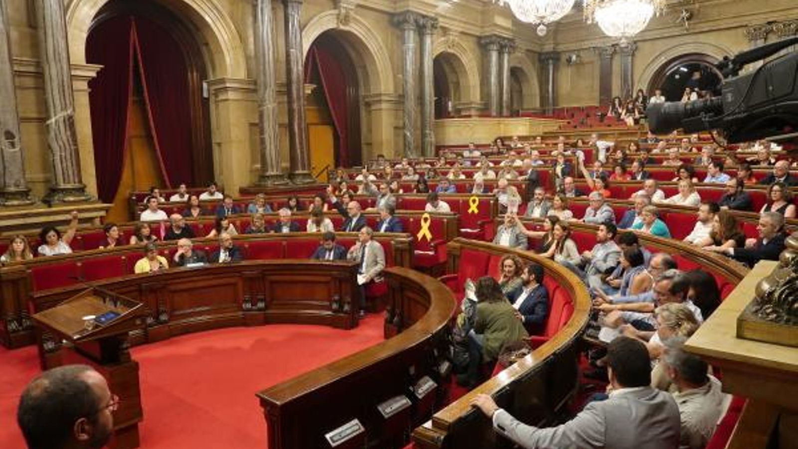 En imatge, el ple del parlament de Catalunya del passat 25 de juliol