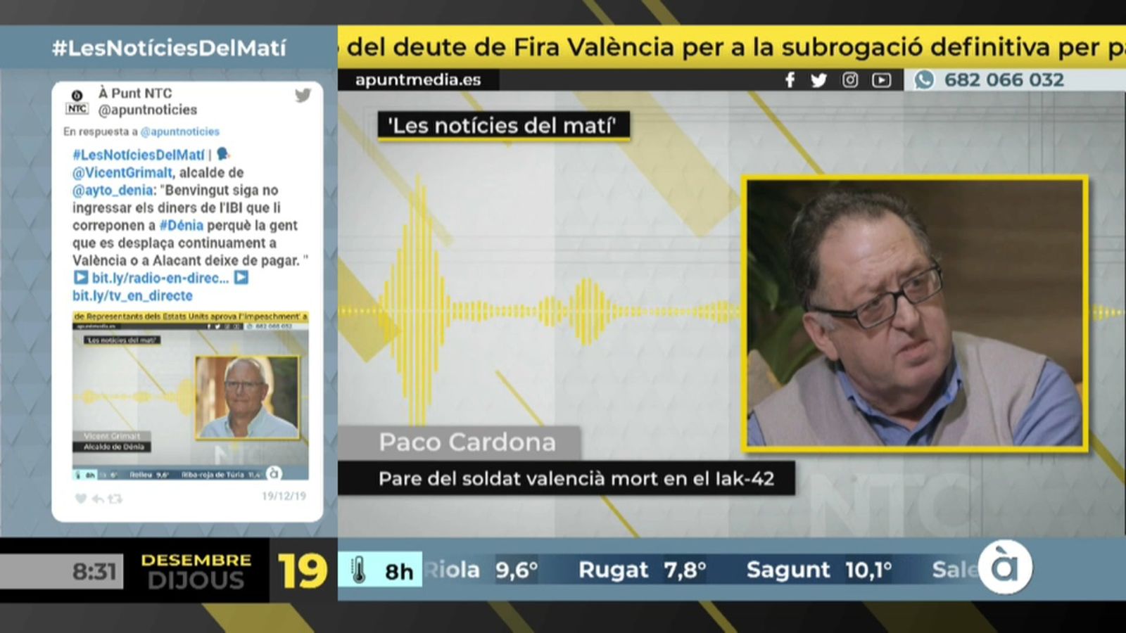 19.12.2019 | NM Entrevista a Paco Cardona
