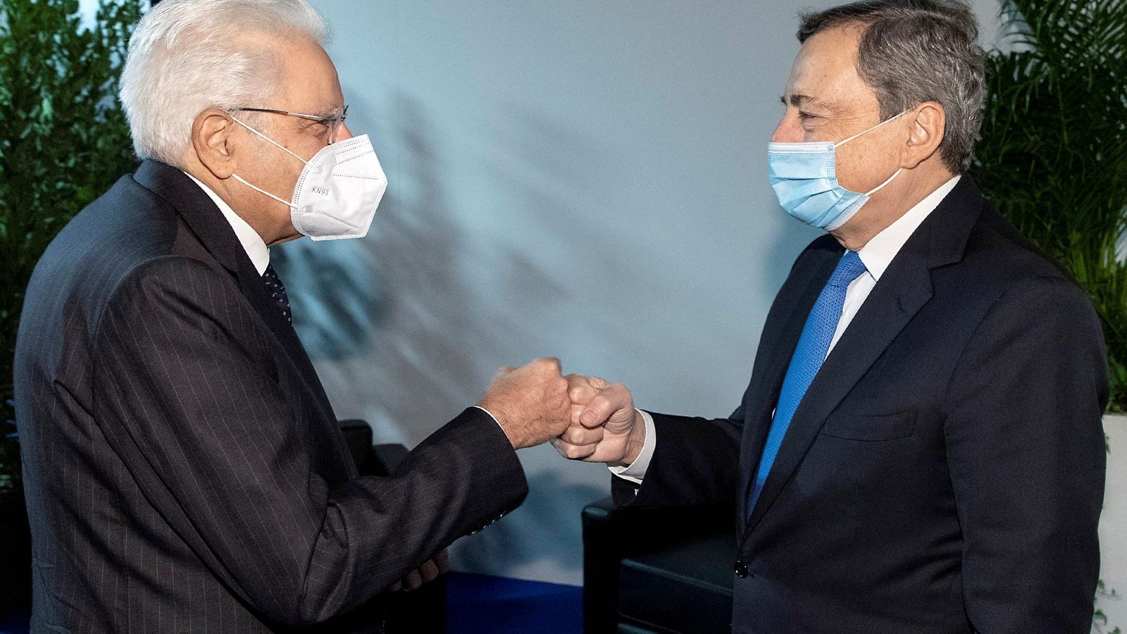 El president italià Sergio Mattarella i el primer ministre italià Mario Draghi en una imatge d'arxiu