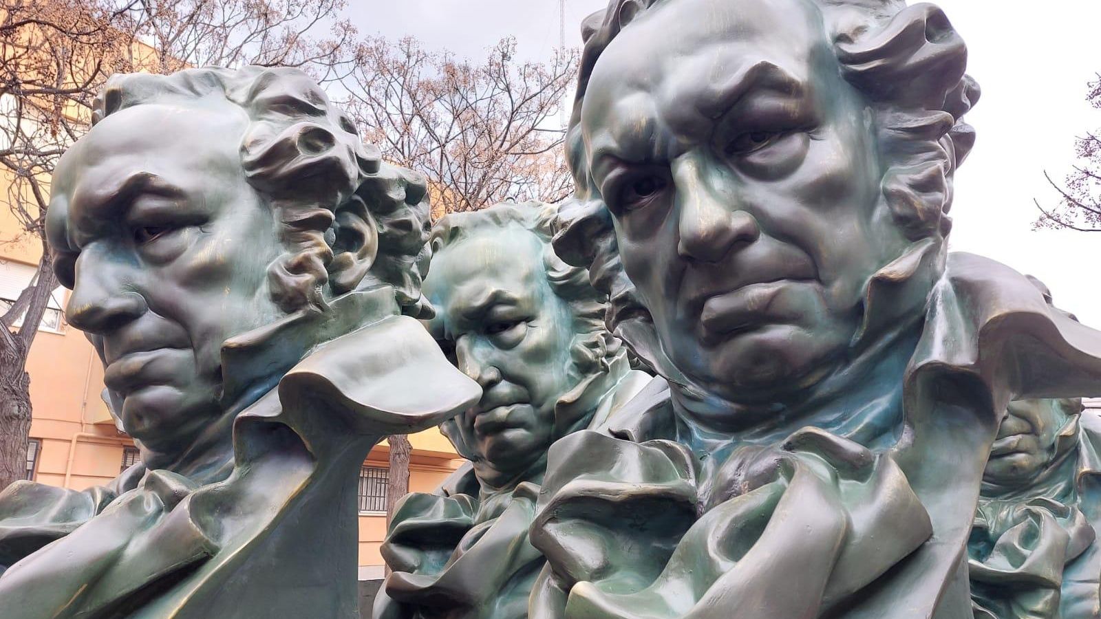 Imatge de les figures dels Goya