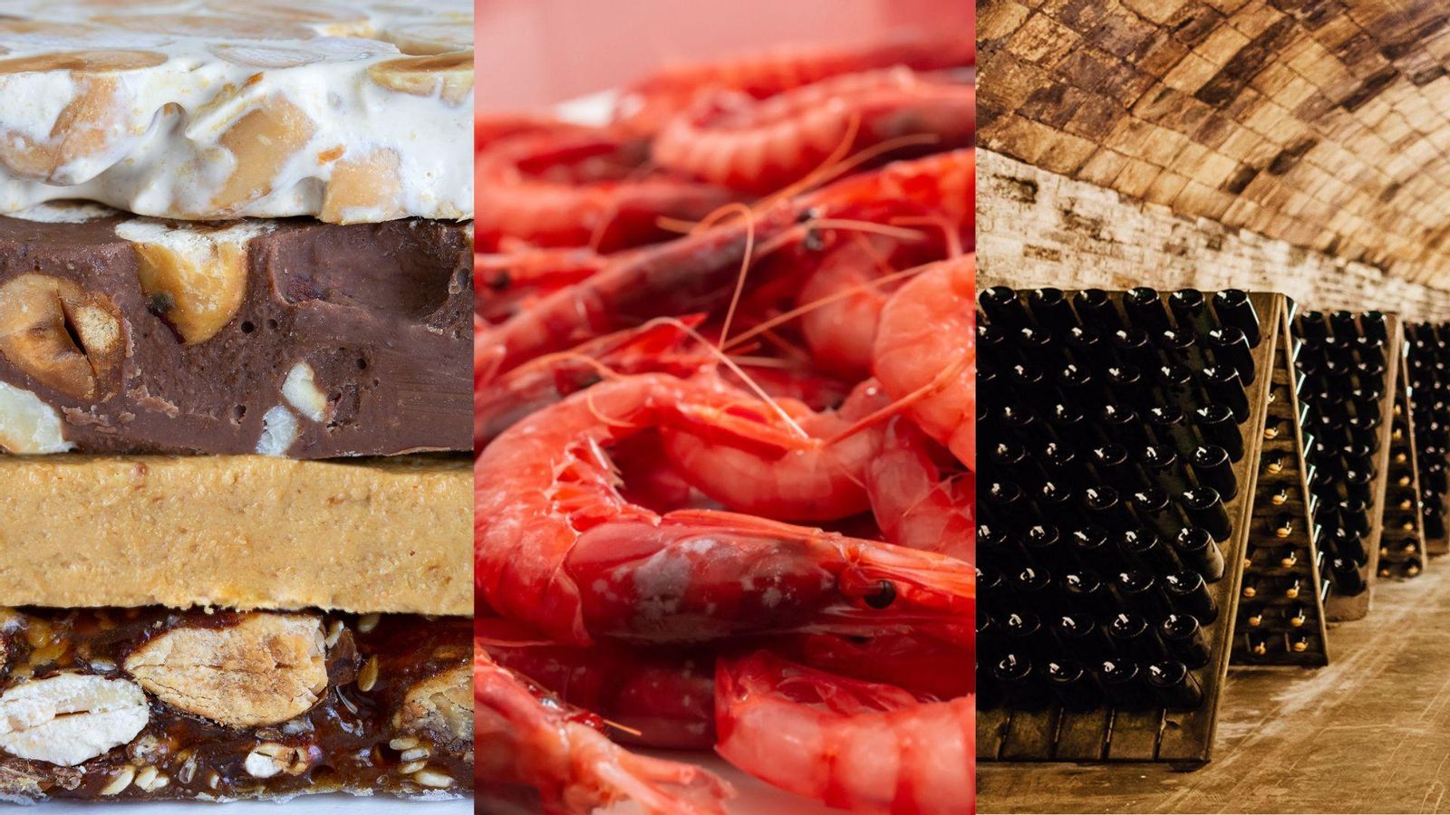 Torrons de Xixona, gambes de Dénia i caves de Requena, omnipresents a les taules de Nadal