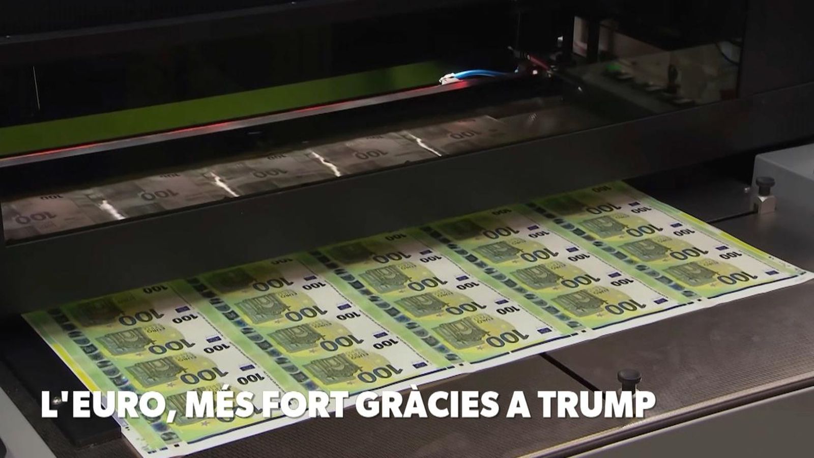 L'euro, més fort gràcies a Trump
