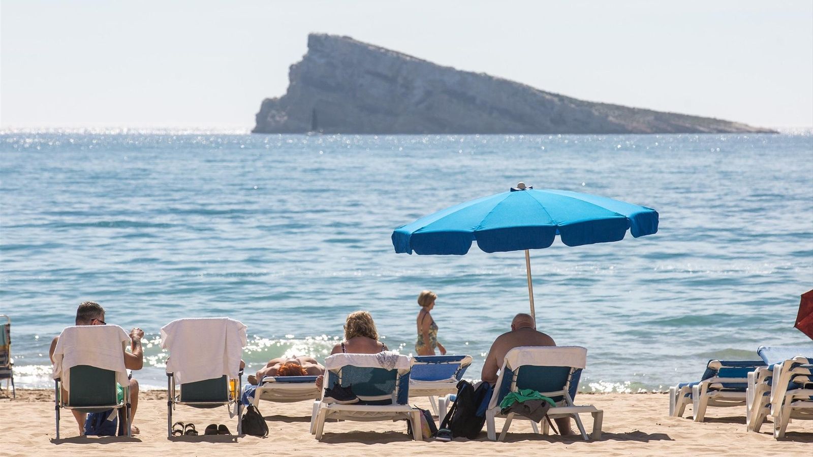 Platja de Ponent (Benidorm) en una imatge d'arxiu