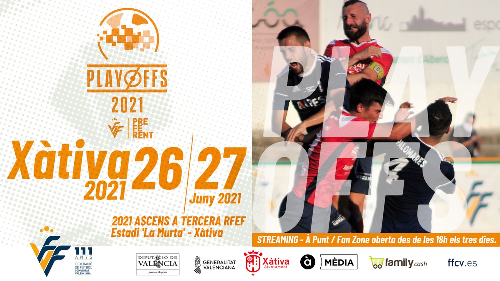 El Playoff d'ascens a Tercera RFEF, per À Punt Mèdia