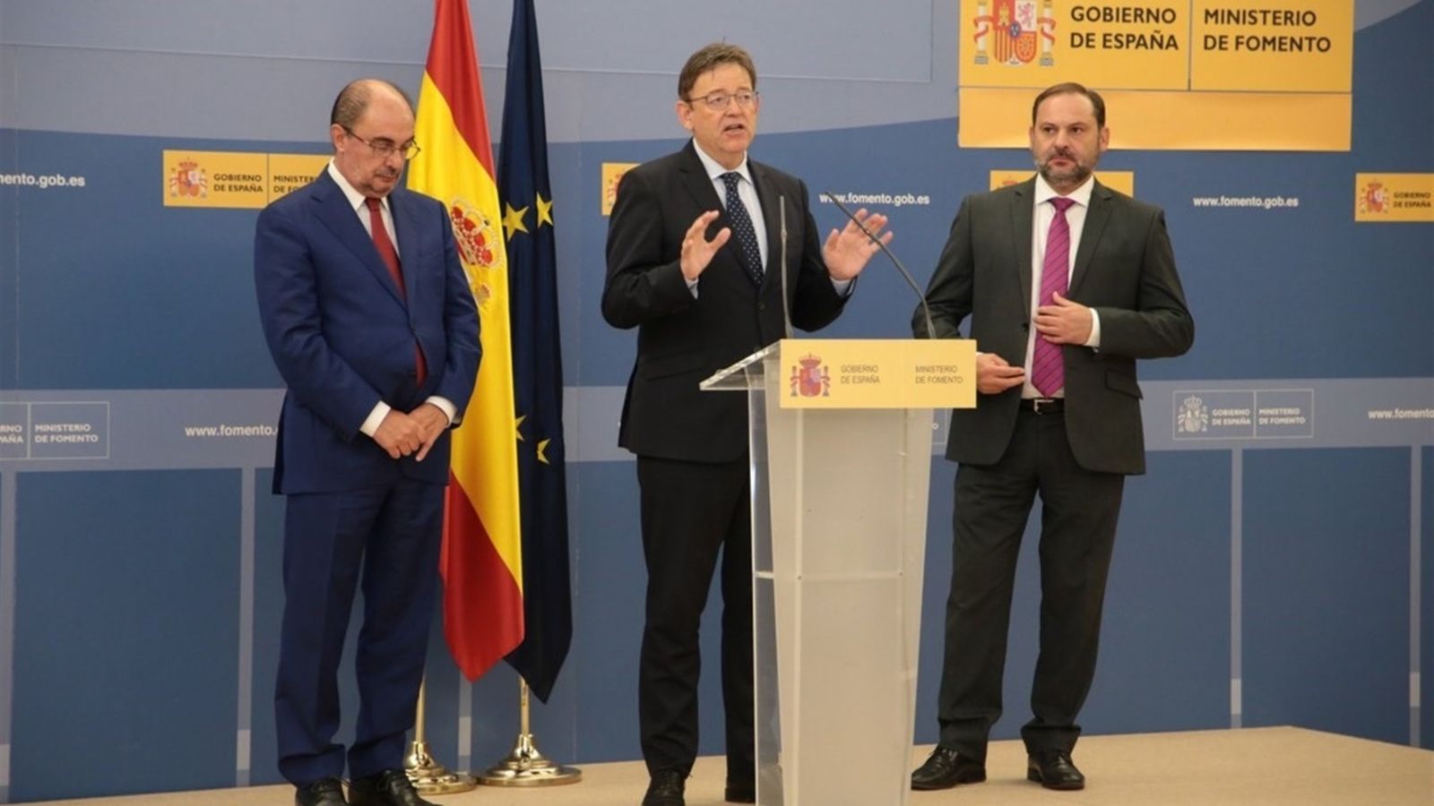 Puig també ha demanat al govern central que impulse una línia aèria subvencionada entre Castelló i Madrid