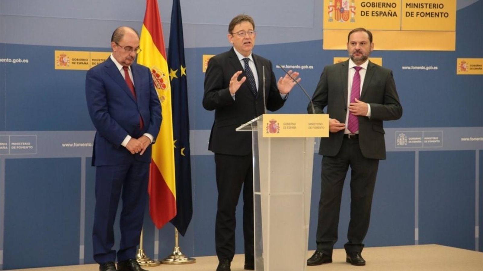 Puig també ha demanat al govern central que impulse una línia aèria subvencionada entre Castelló i Madrid