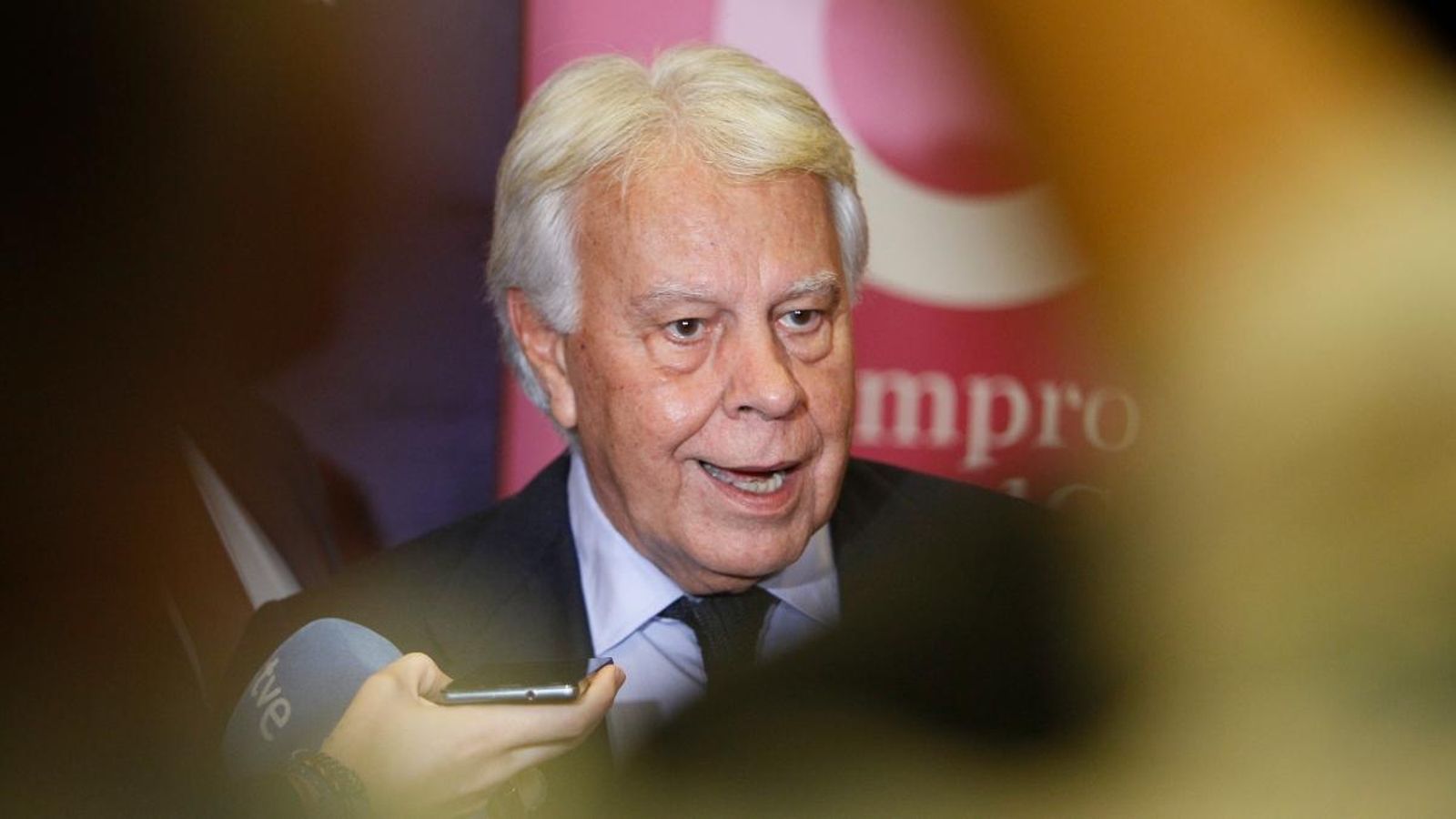 L'expresident del govern espanyol, Felipe González, en un acte a Palma