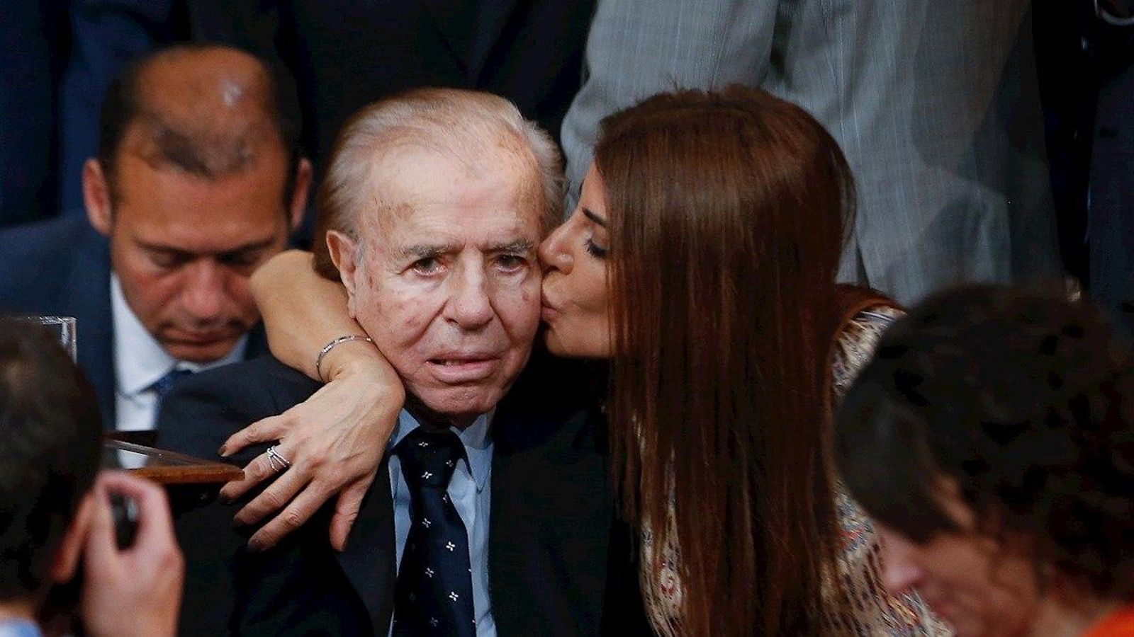Fotografia d'arxiu de l'expresident argentí Carlos Menem