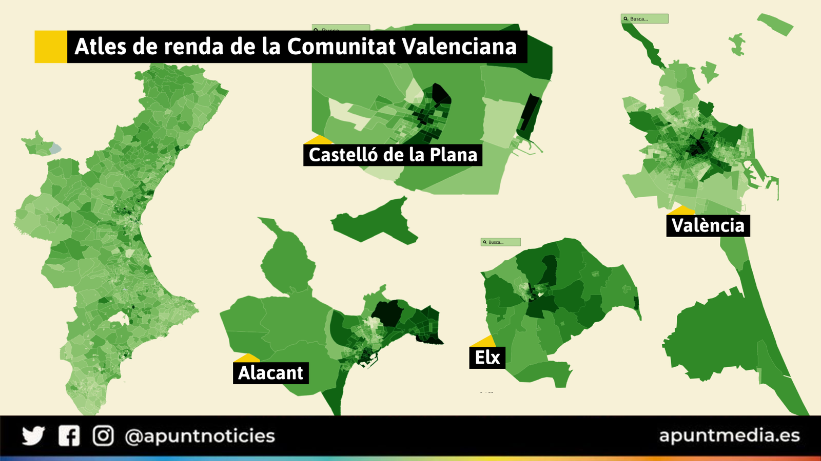 Atles de la renda per càpita a la Comunitat Valenciana