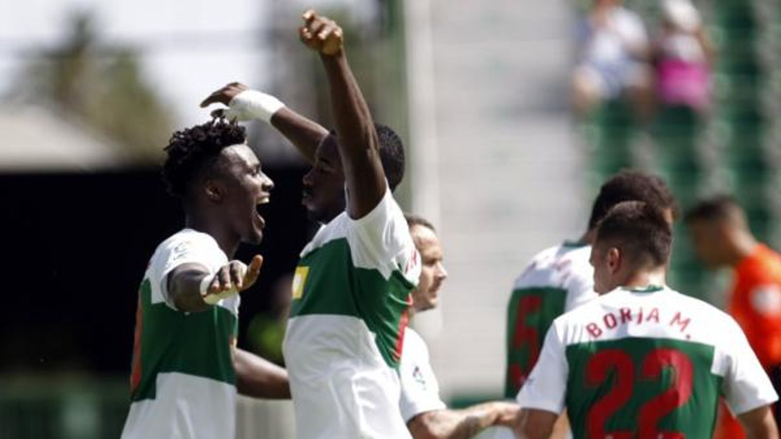 Sory Kaba celebra el gol de l’empat