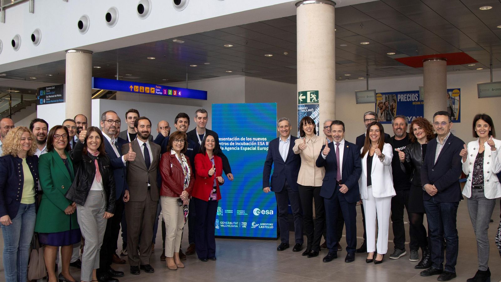 La ministra de Ciència, Diana Morant, ha assistit a l'acte de presentació aquest dissabte a l'Aeroport de Castelló