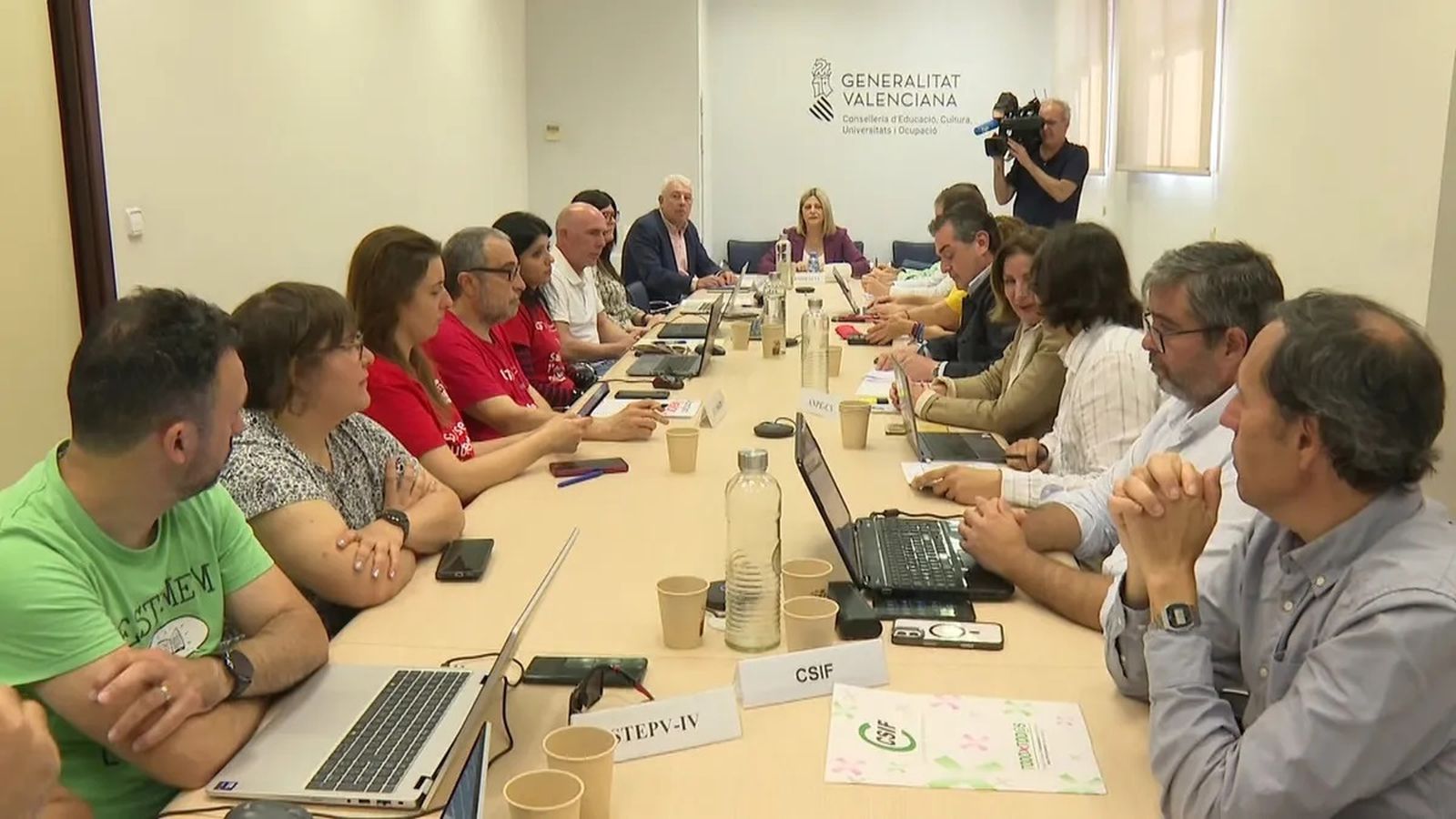 Reunió de la taula sectorial d'Educació celebrada el passat dijous