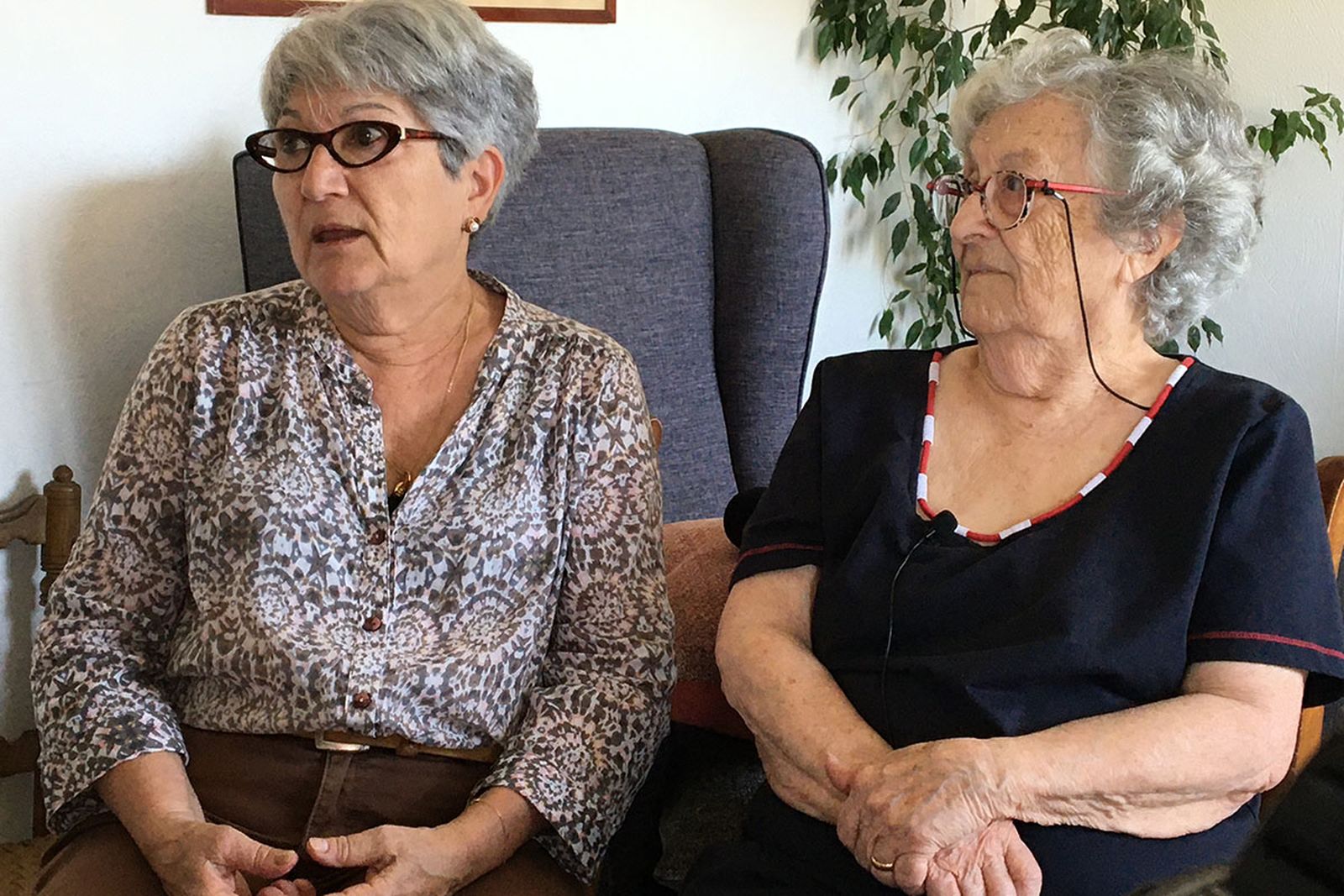 Conxeta i Lina ens reben a sa casa de Montpeller