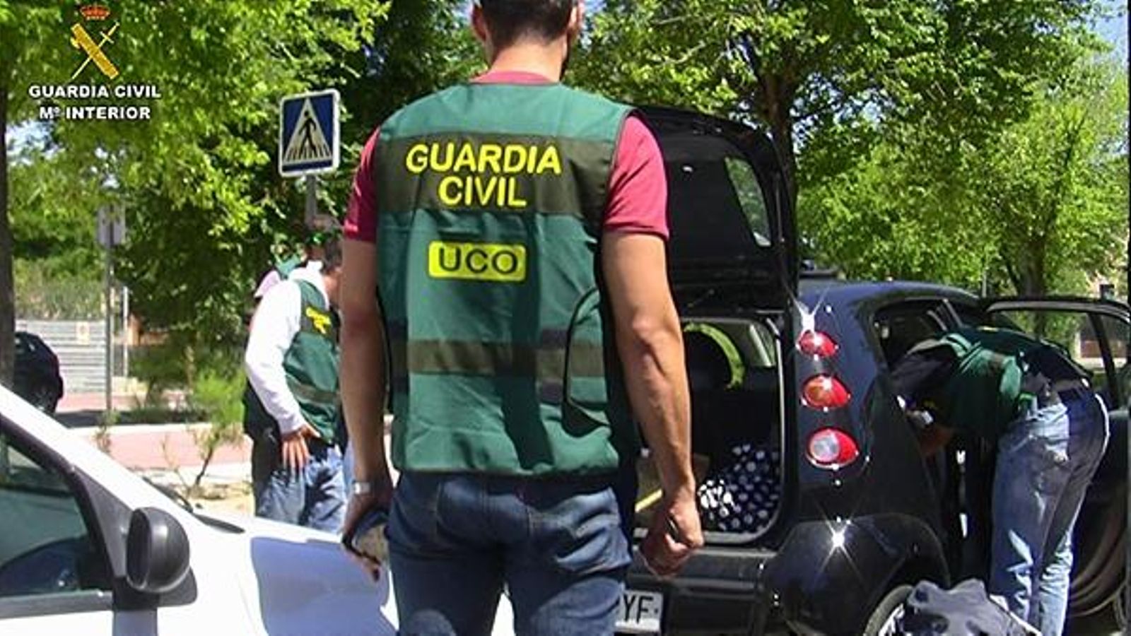 En la imatge, una de les operacions contra el crim organitzat de l'UCO