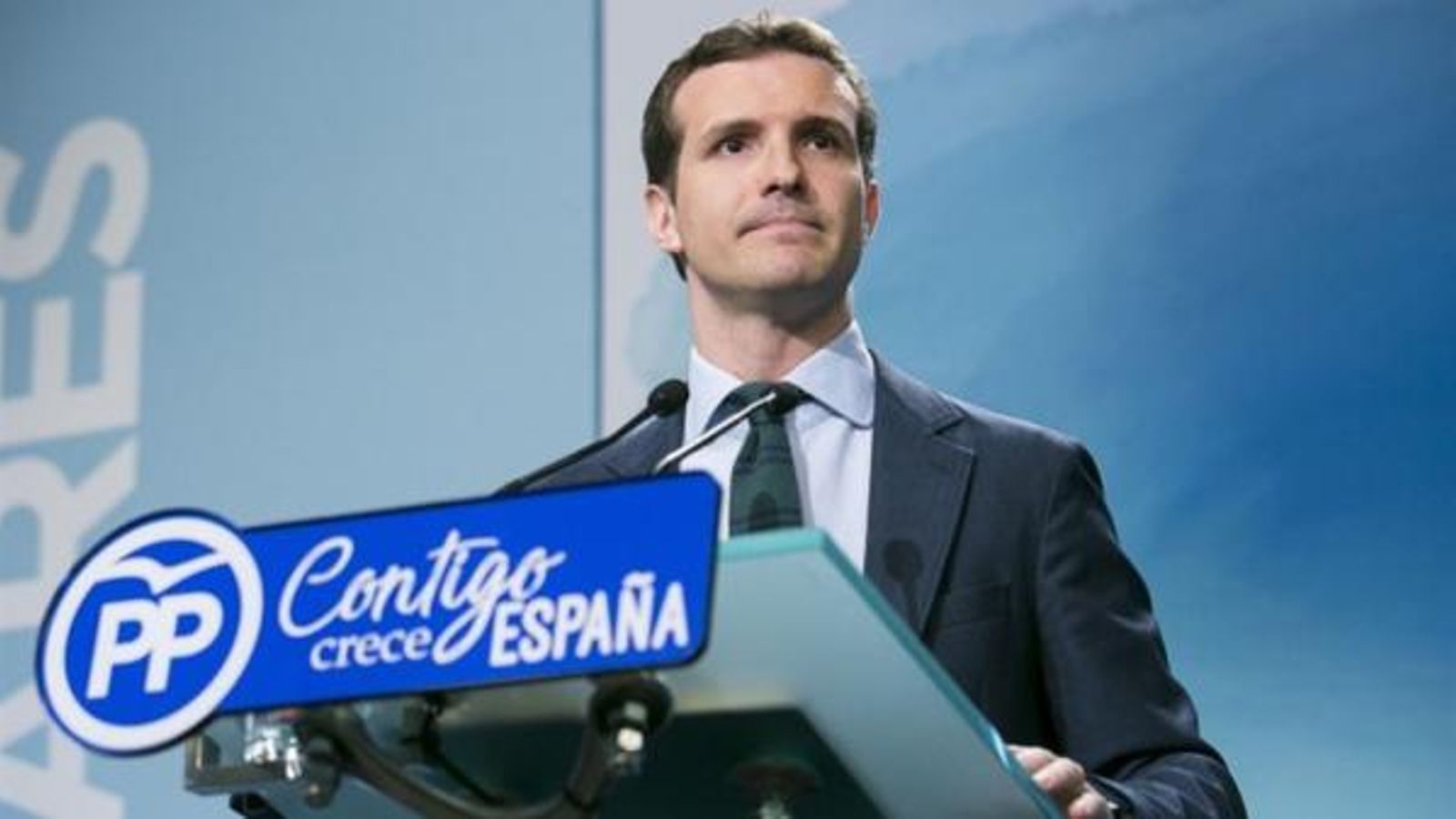 El president del PP, Pablo Casado, en una imatge d'arxiu