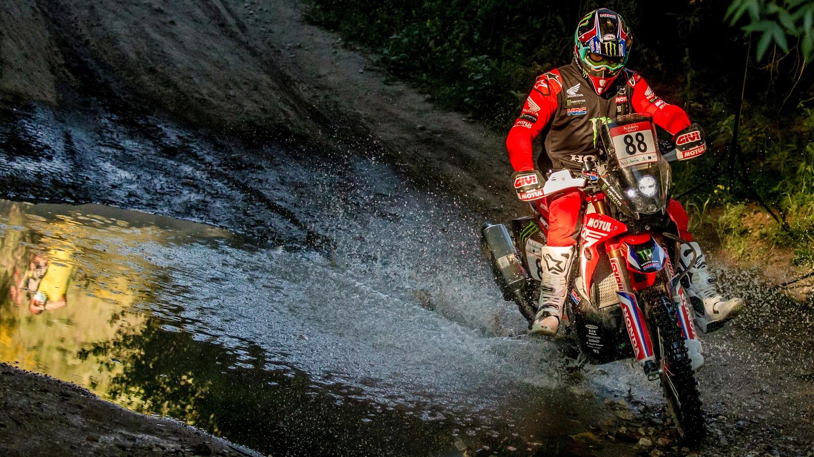 Joan Barreda, durant l'última etapa del Ral·li d'Andalusia