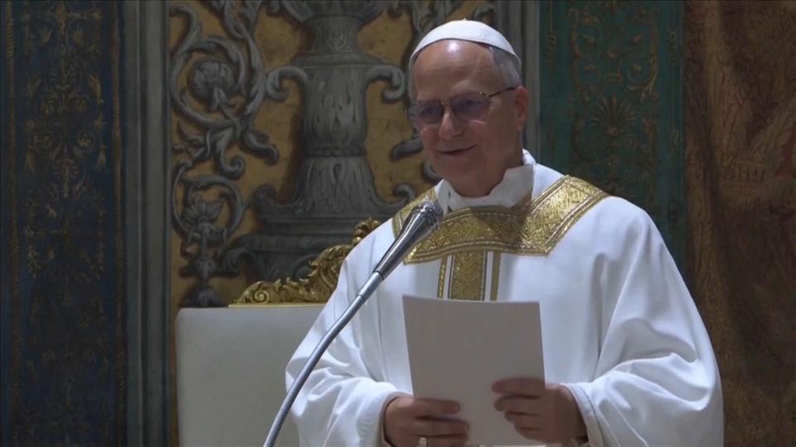 El primer dia del pontificat de Lleó XIV