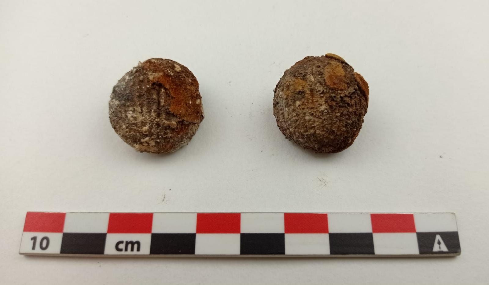 Munició recuperada de la fossa comuna