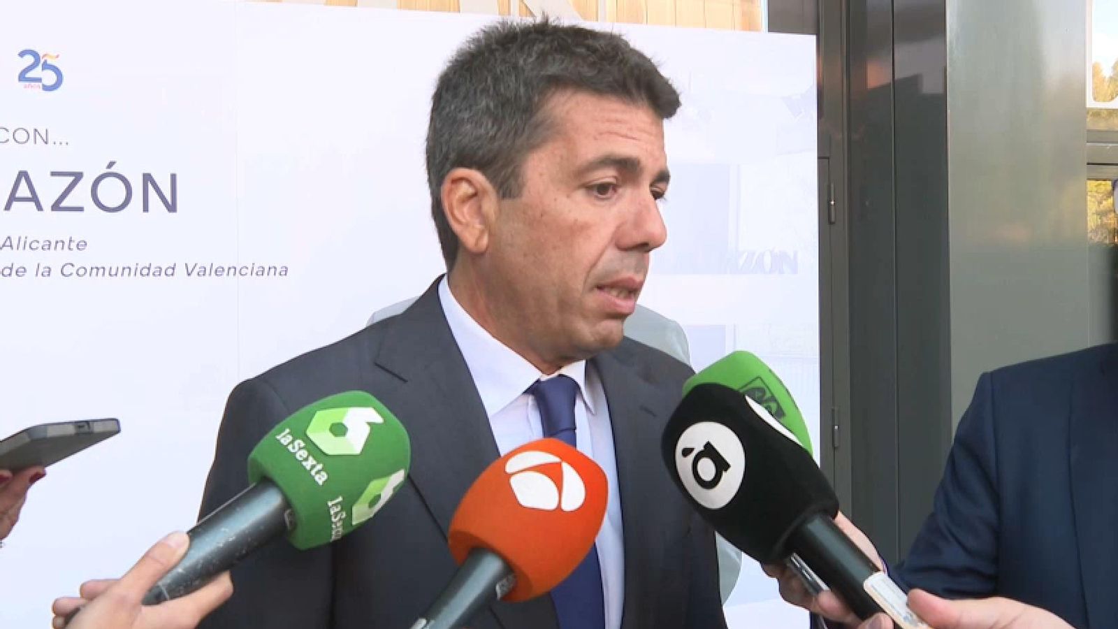 Mazón, aquest dimecres a Madrid