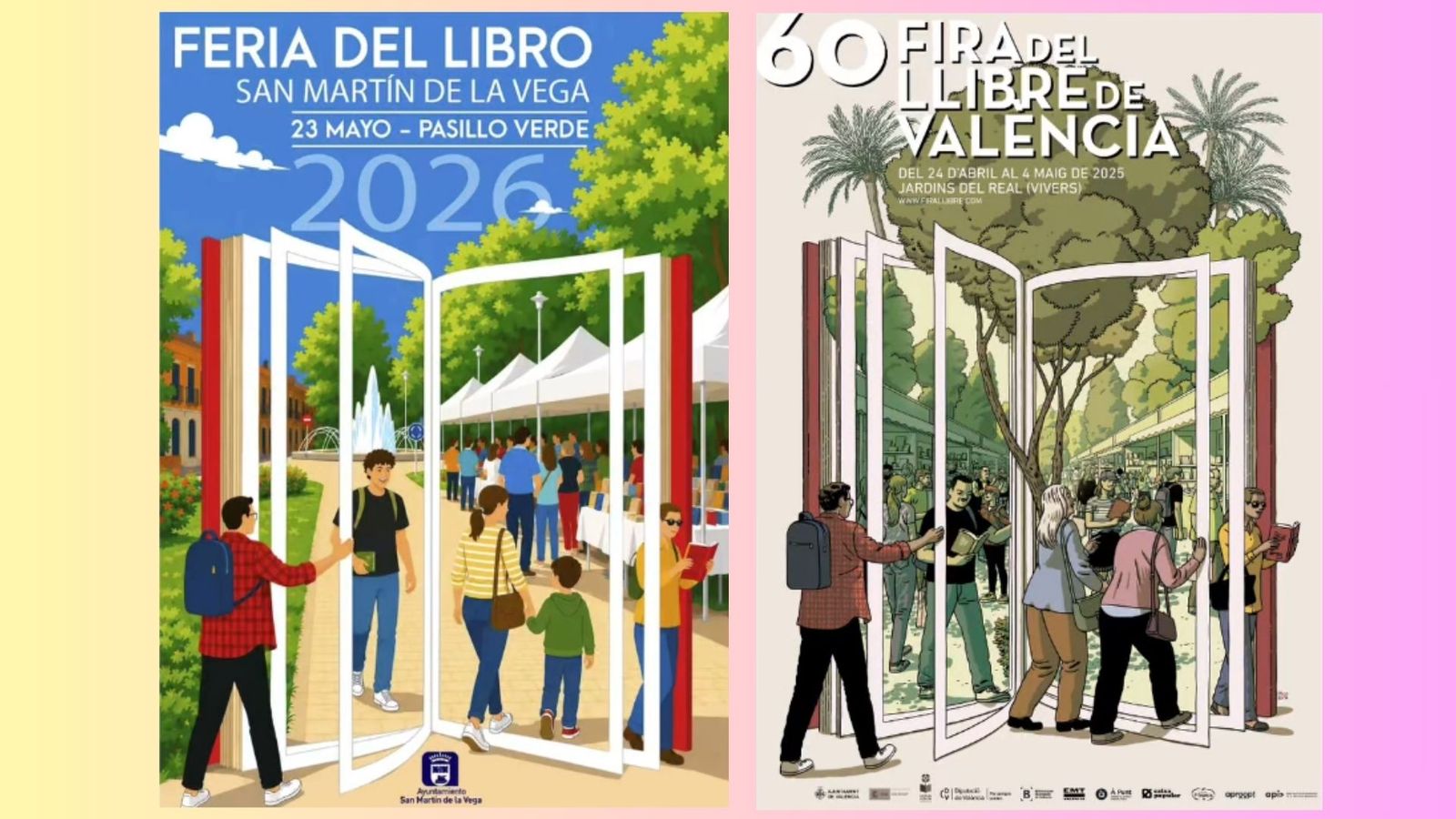 D'esquerra a dreta, el plagi de 2026 i l'original de Paco Roca, de l'any anterior
