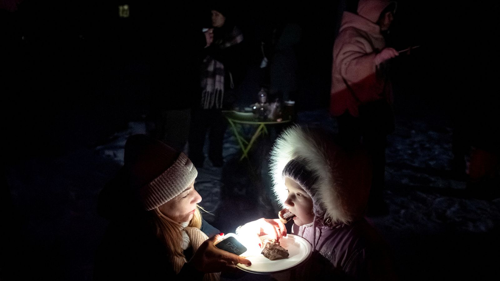 Kíiv enmig d'una apagada