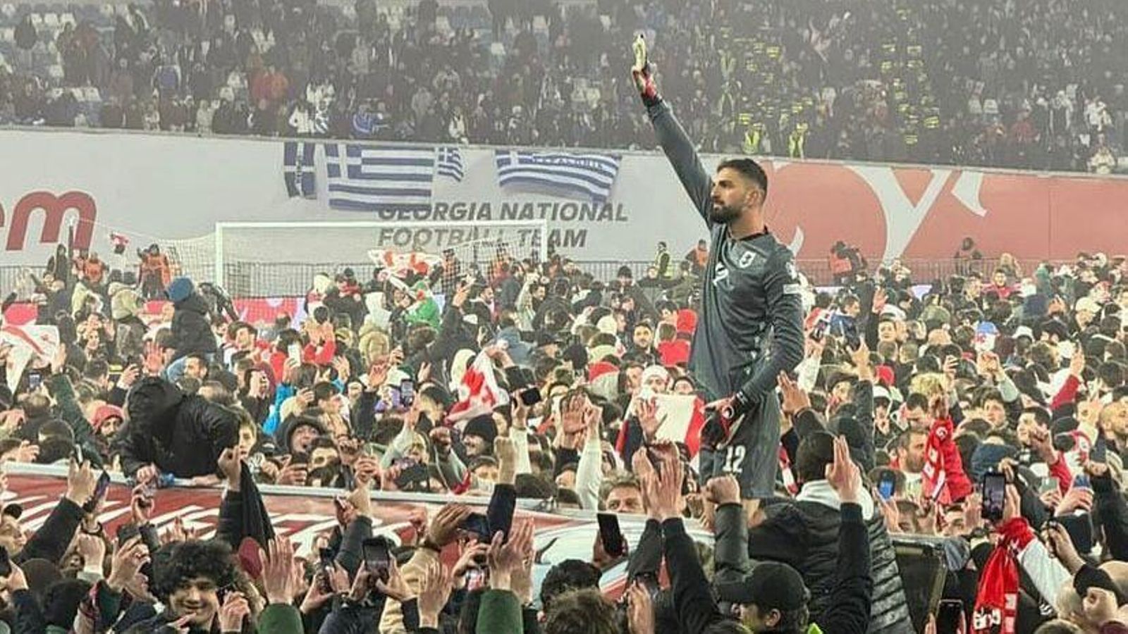 El porter del València CF i de Geòrgia, Giordi Mamardashvili