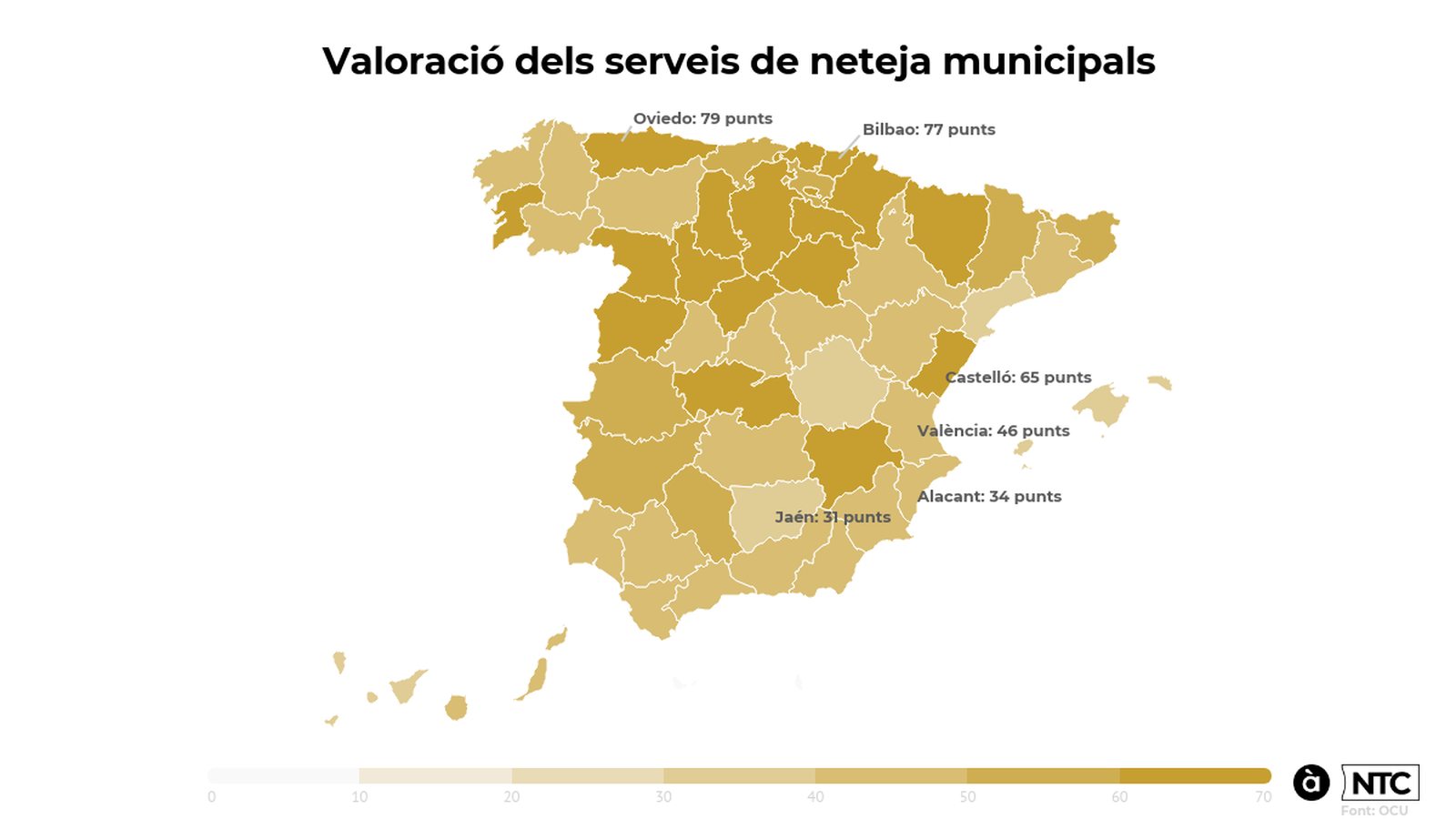 Alacant, considerada la segona ciutat més bruta d\'Espanya