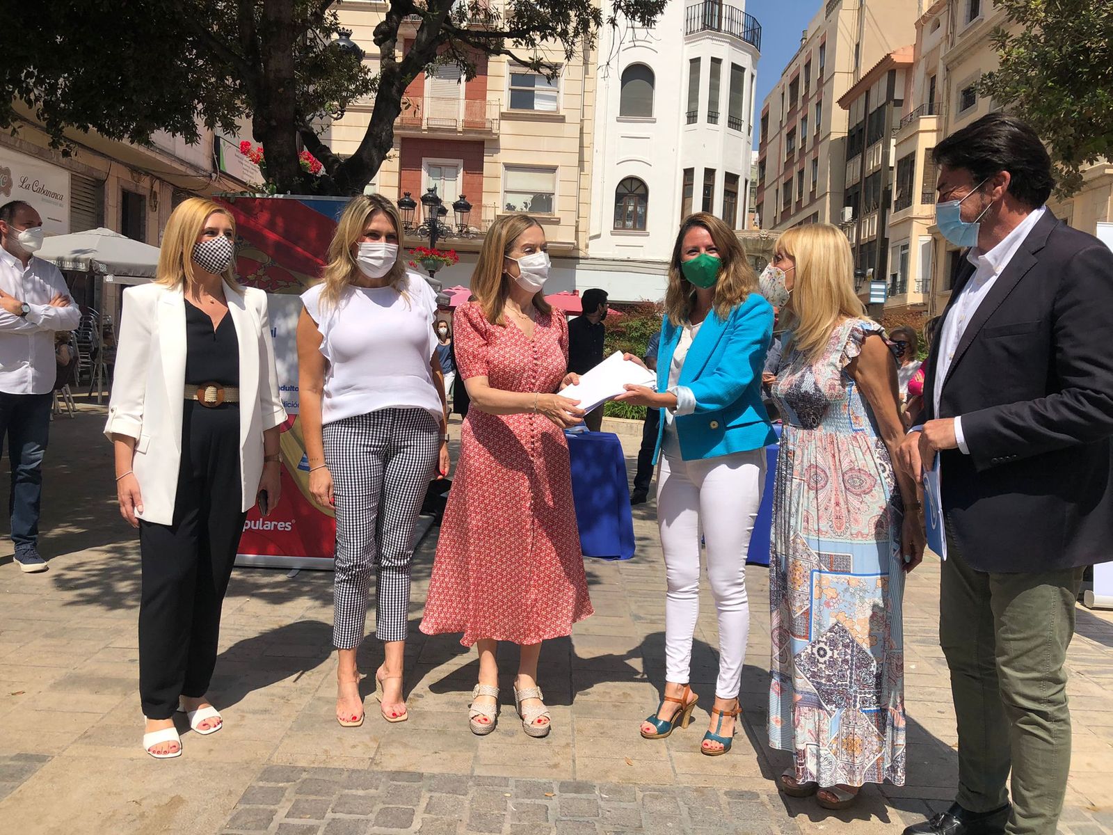 Recollida de firmes del PP a Castelló de la Plana