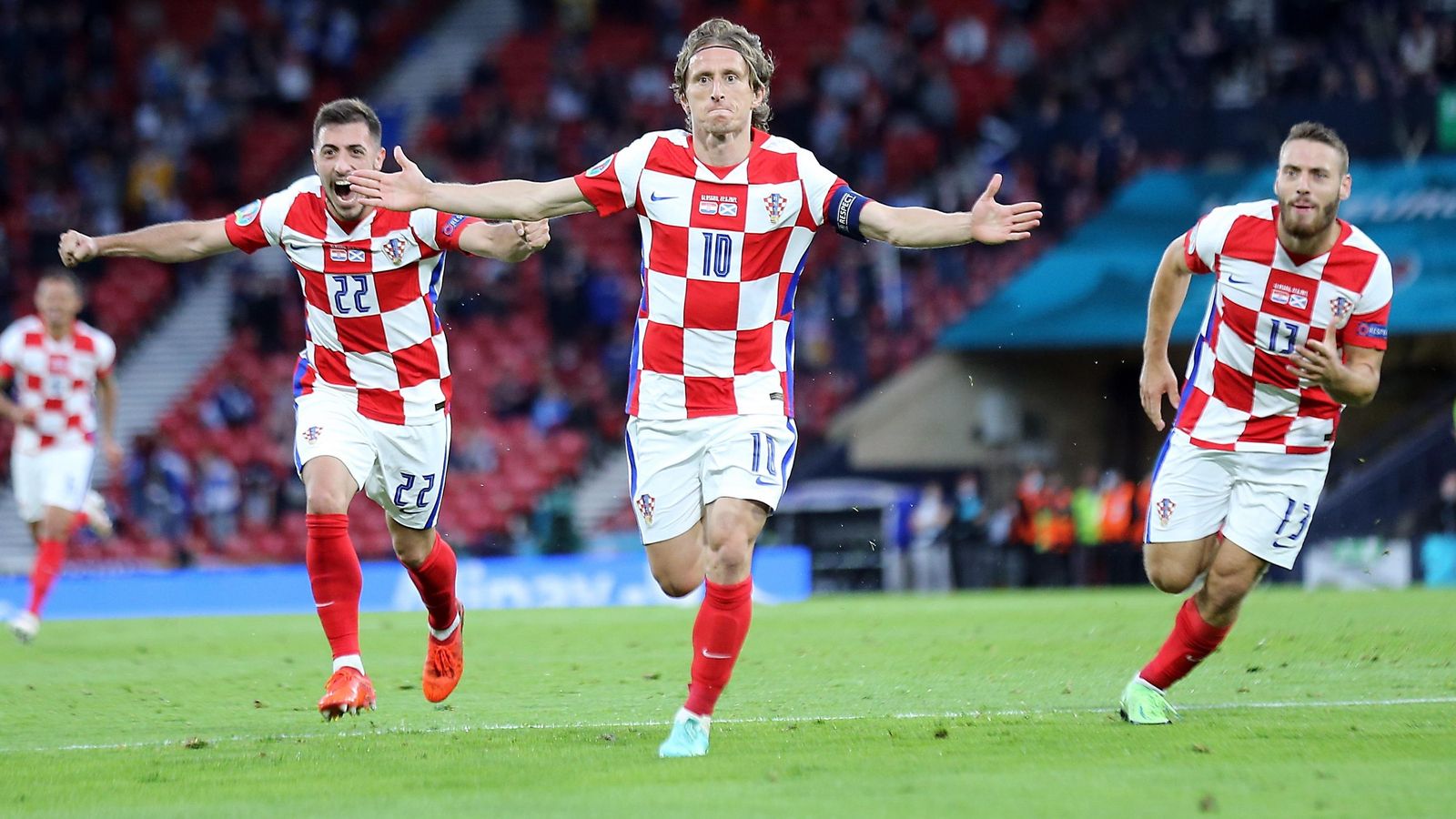 La selecció de Croàcia juga al voltant de la seua estrela, Luka Modric