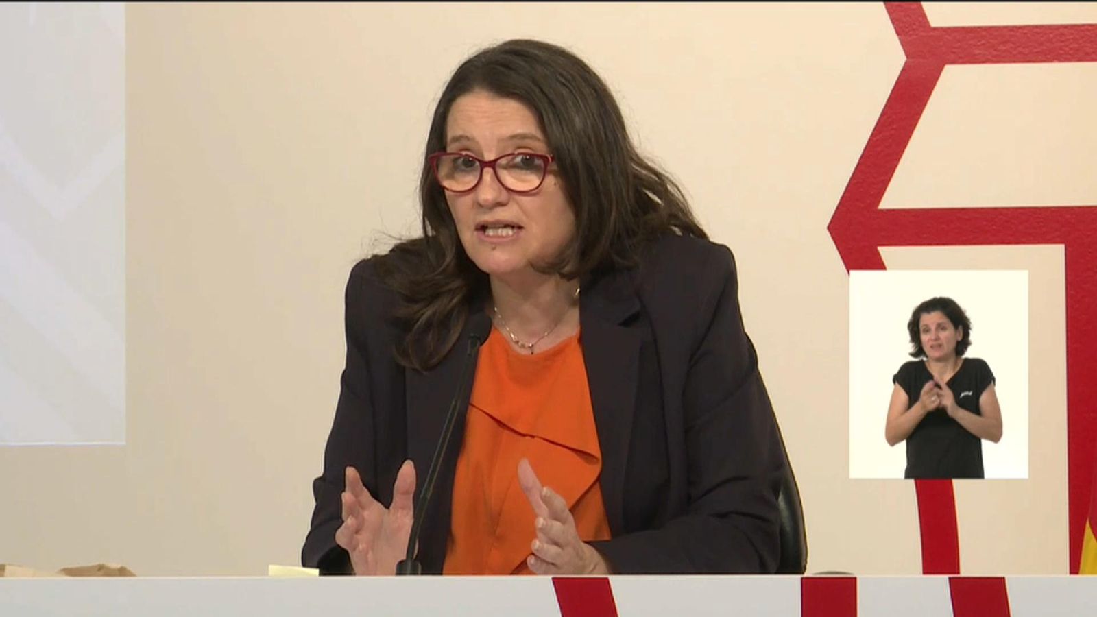 La vicepresidenta Oltra, aquest divendres