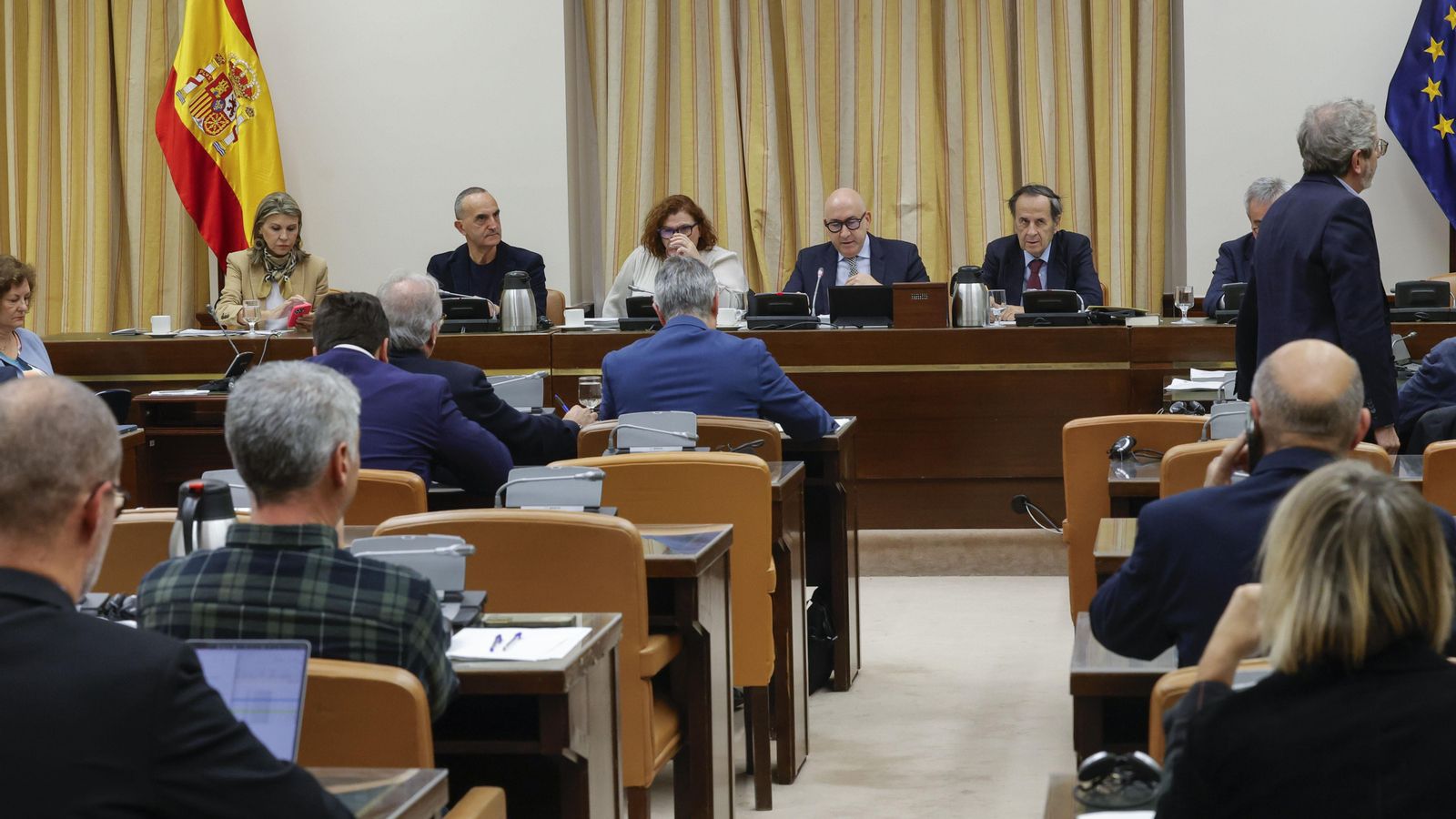 Comissió d'Hisenda en el Congrés durant la sessió d'este dilluns