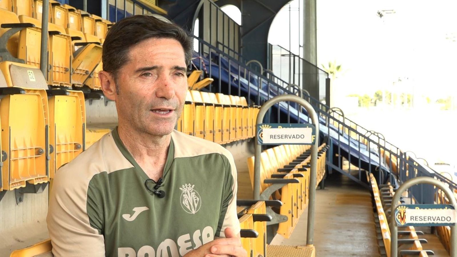 L'entrevista a l'entrenador del Villarreal CF, Marcelino García Toral