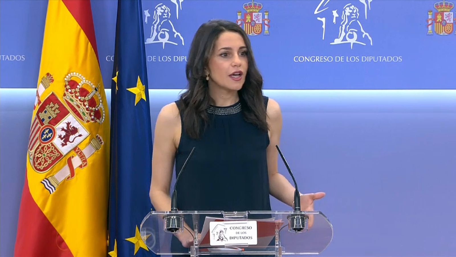 La portaveu de Ciutadans en el Congrés, Inés Arrimadas, aquest divendres