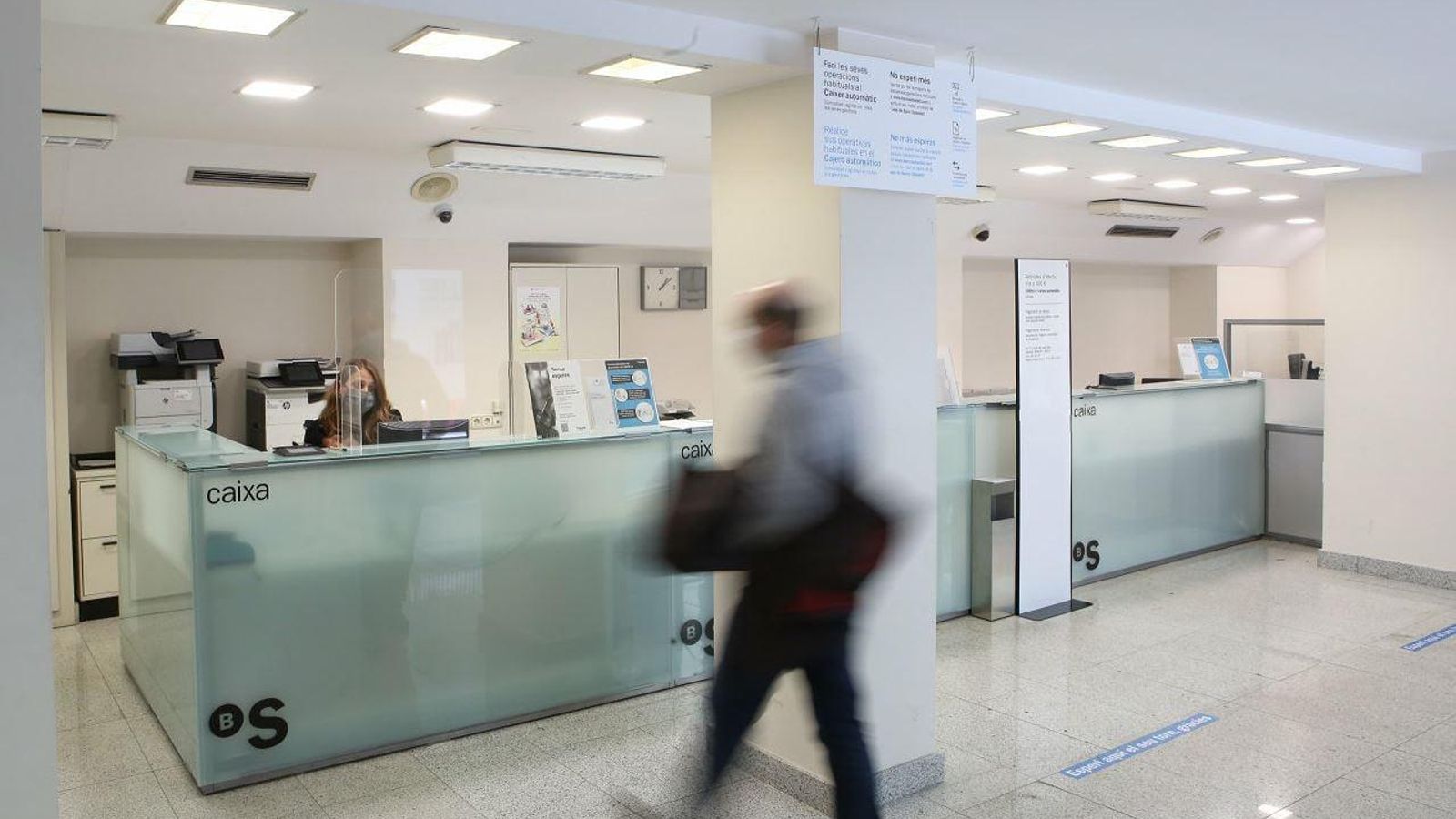 Oficina del Banc Sabadell en un imatge d'arxiu