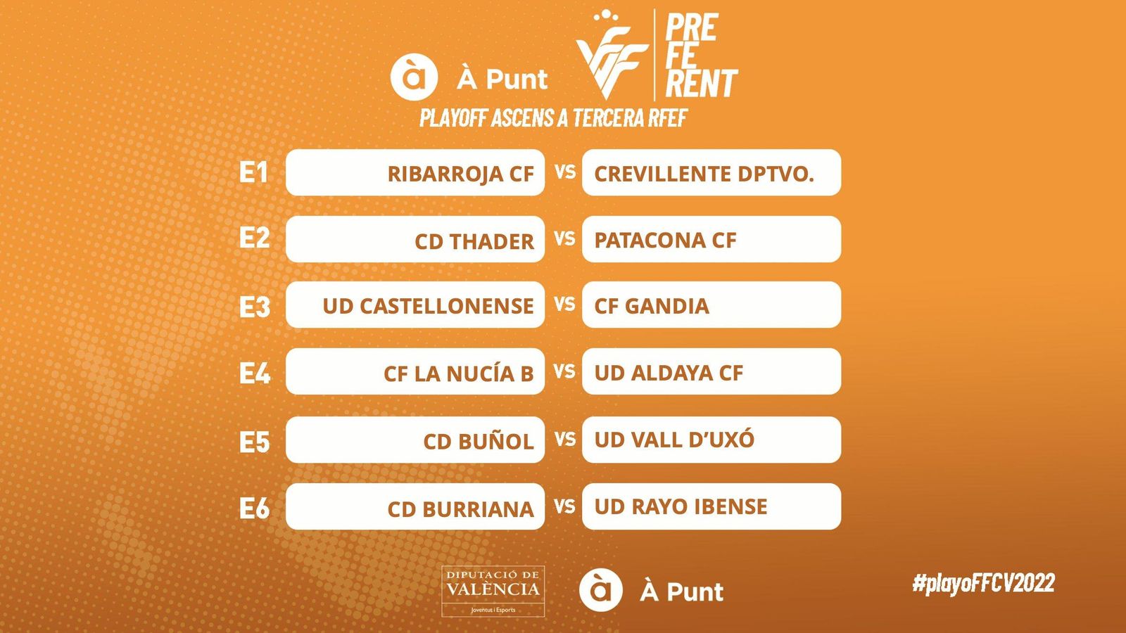 Quadre del play-off d'ascens a Tercera RFEF Quadre del play-off d'ascens a Tercera RFEF