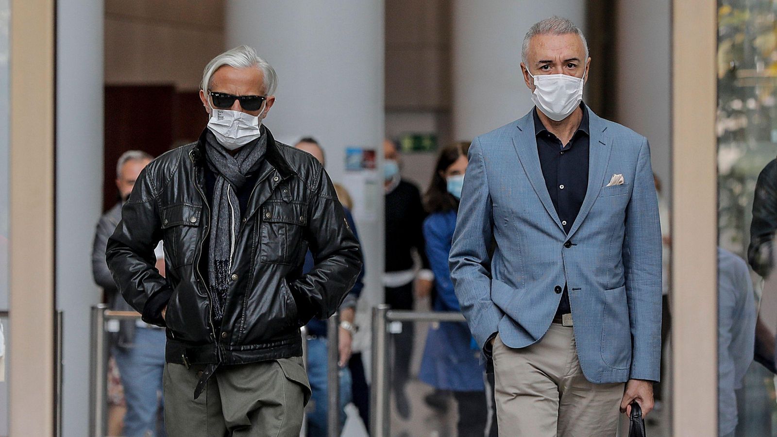 Marcos Benavent, en una imatge d'arxiu, a la seua arribada als jutjats amb el seu advocat