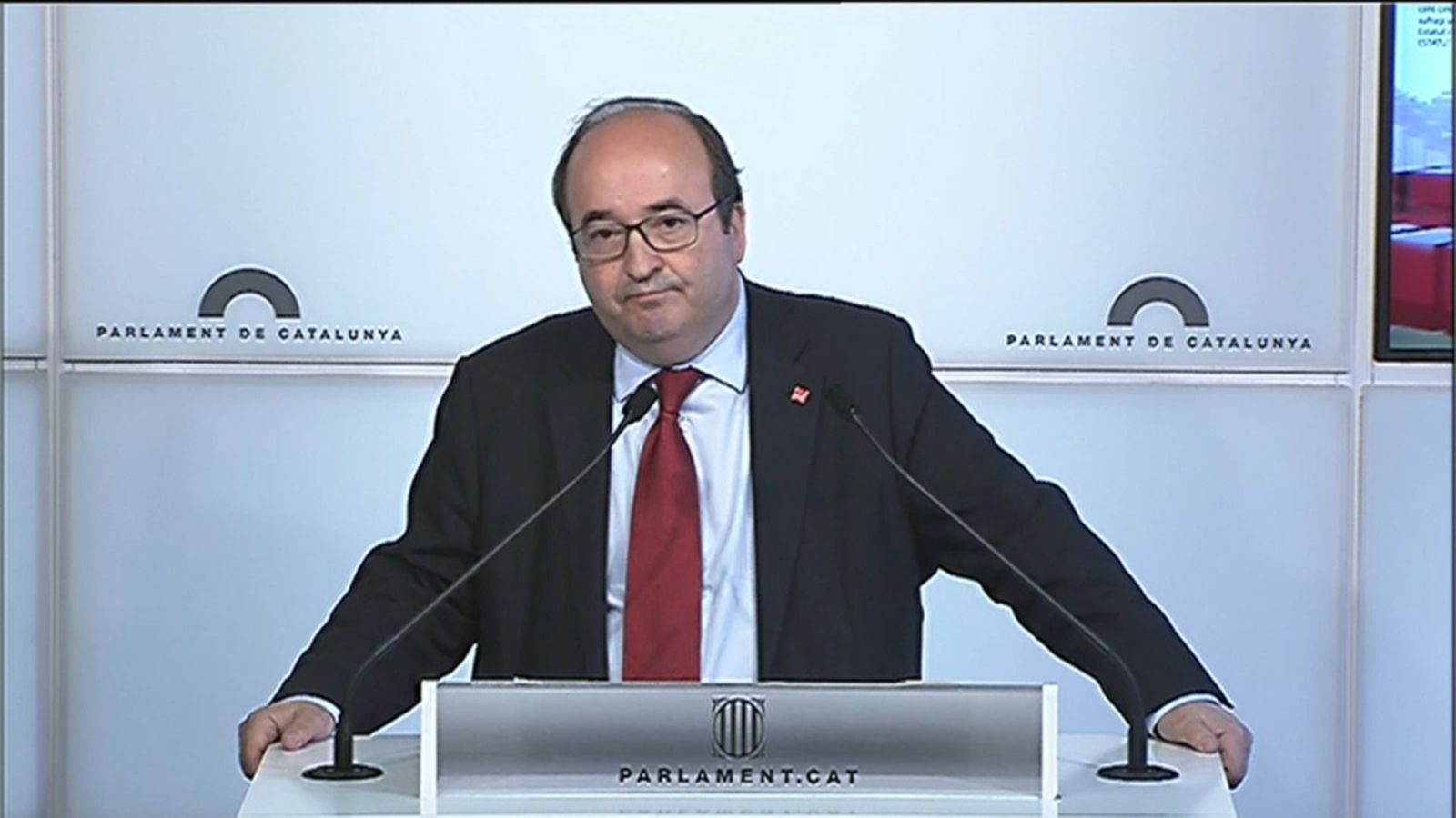 Els independentistes van tombar la designació d'Iceta com a senador