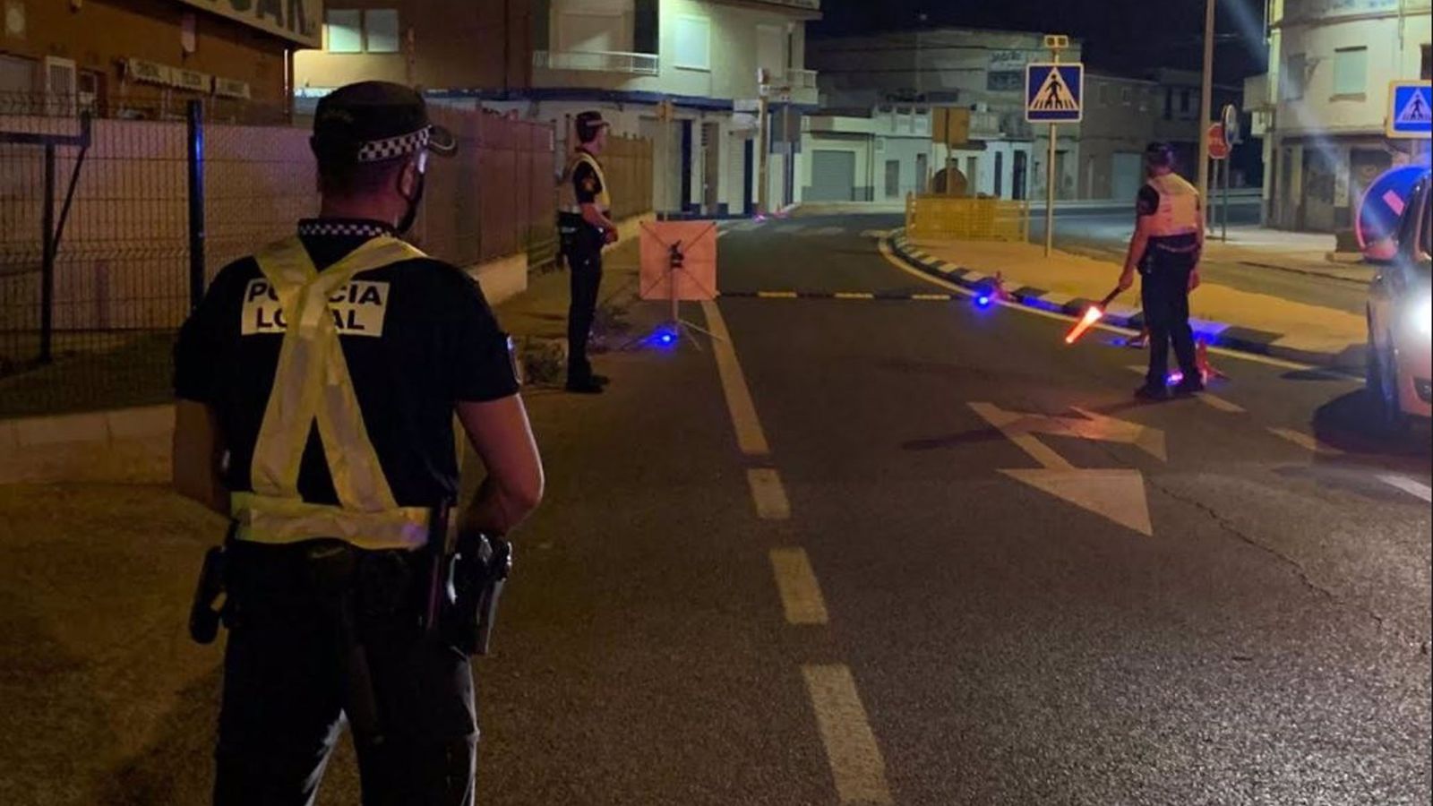 Agents de la Policia Local de Sueca al Perelló