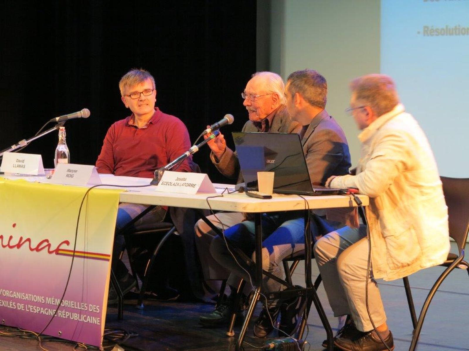 En la seua última conferència a França. Octubre de 2020.